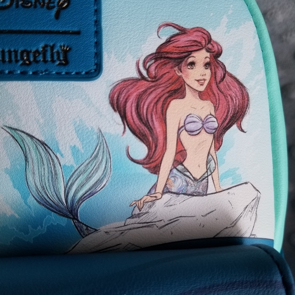 Ariel Loungefly mini backpack